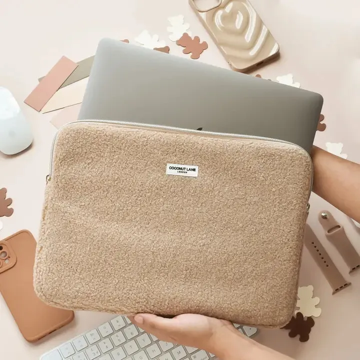 Teddy Laptop/Tablet Case (Taupe)