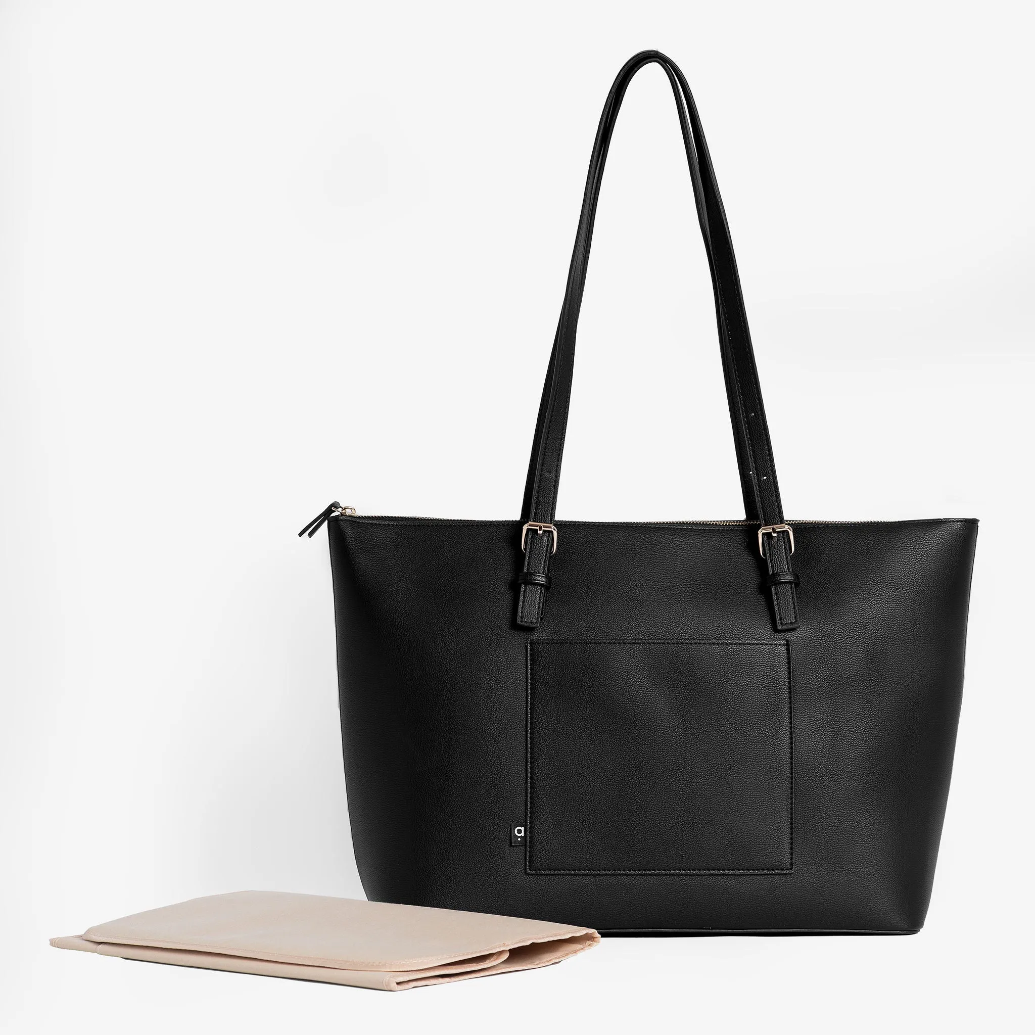 The Jean Baby Bag Tote – Black