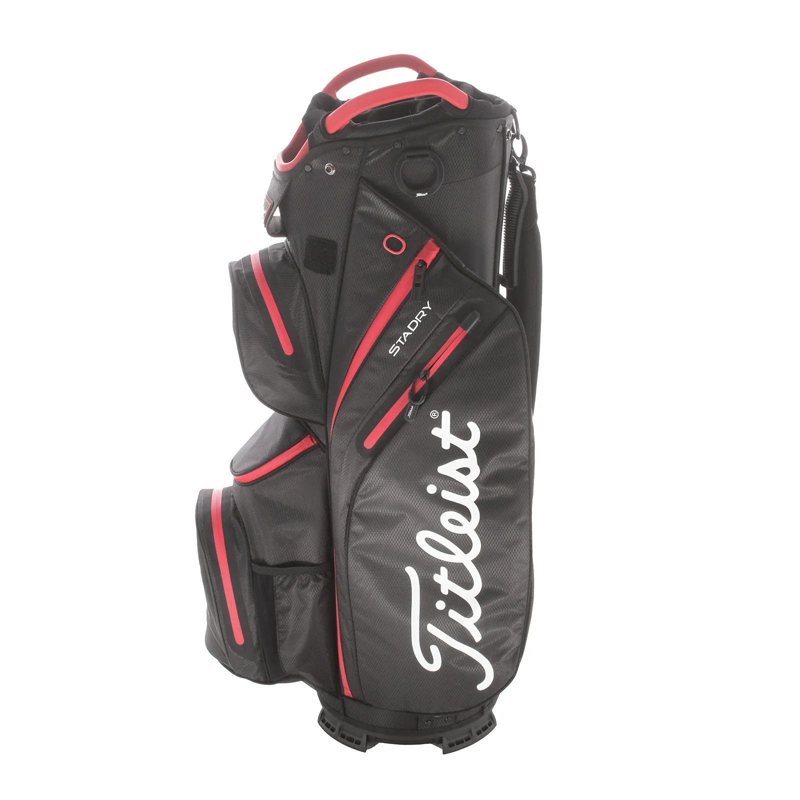 Titleist StaDry 14 Cart Bag - Black/Red