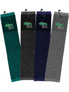 Torrey Pines Cotton Scrubber Golf Towel