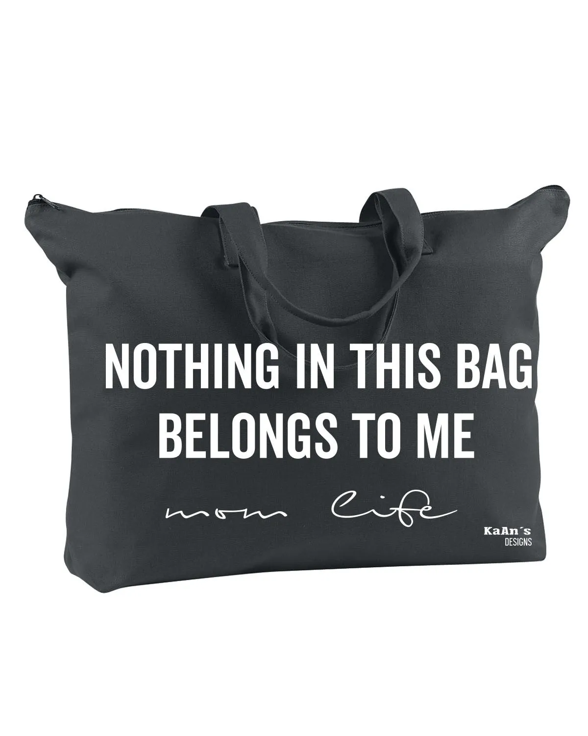 Tote Bag/Canvas - Nothing In This Bag Belongs To Me™ (Black)