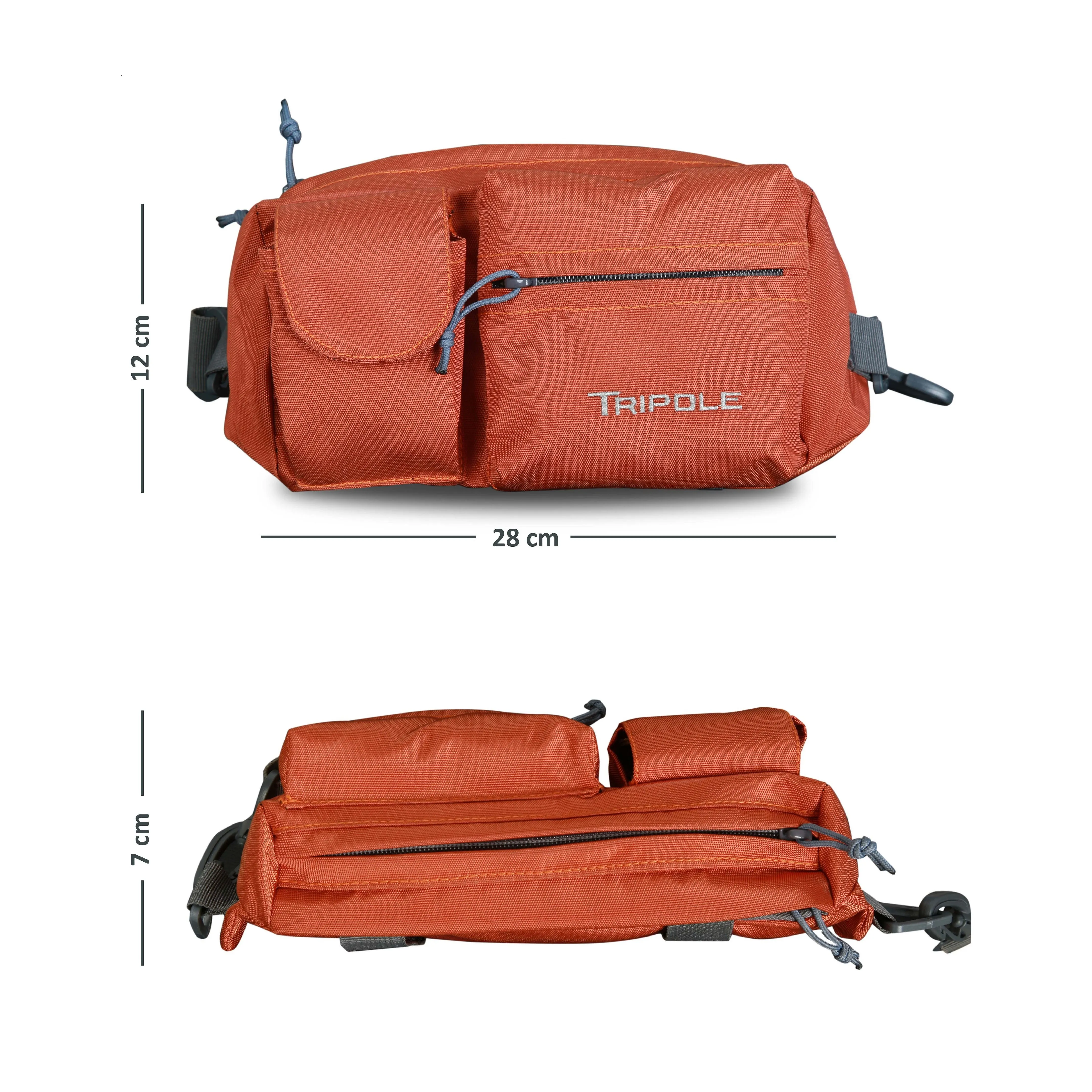 Tripole Waist Pack - Multi-Purpose Fanny Bag | Orange