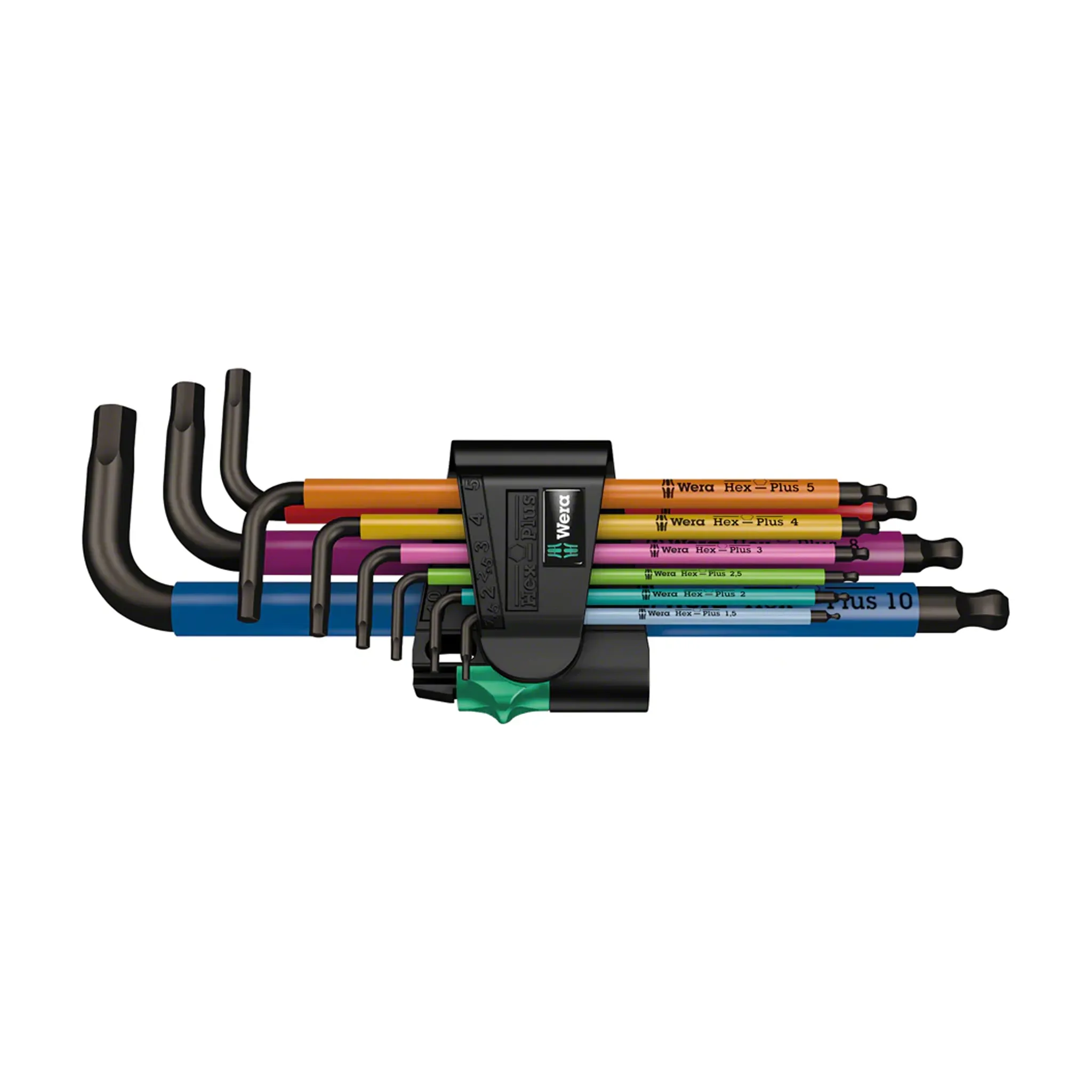 Wera 950/9 Hex-Plus SB L-Key Hex Wrench Set - Metric, Multicolor