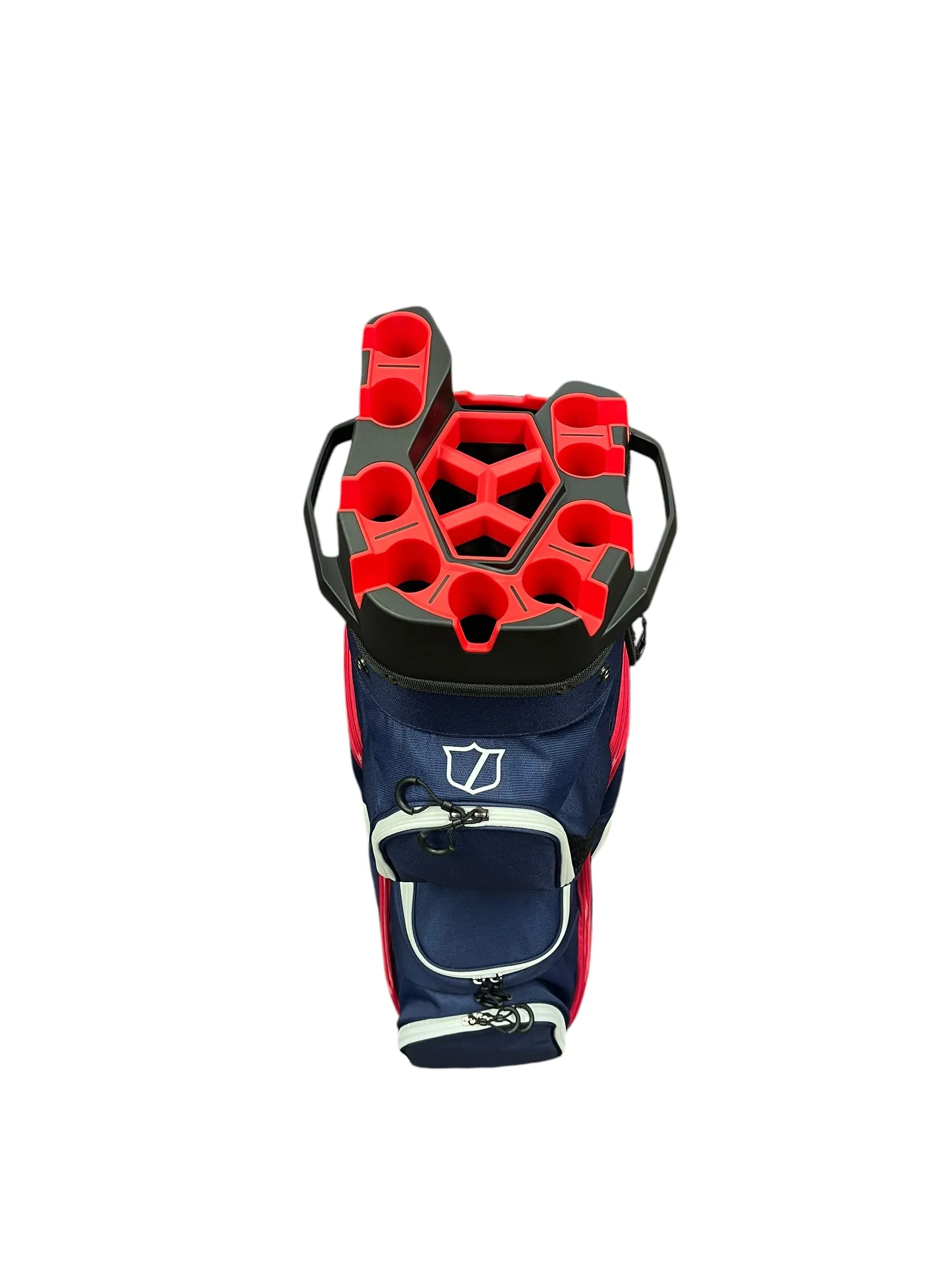 Wilson Staff I Lock Cart Bag - Navy/White/Red