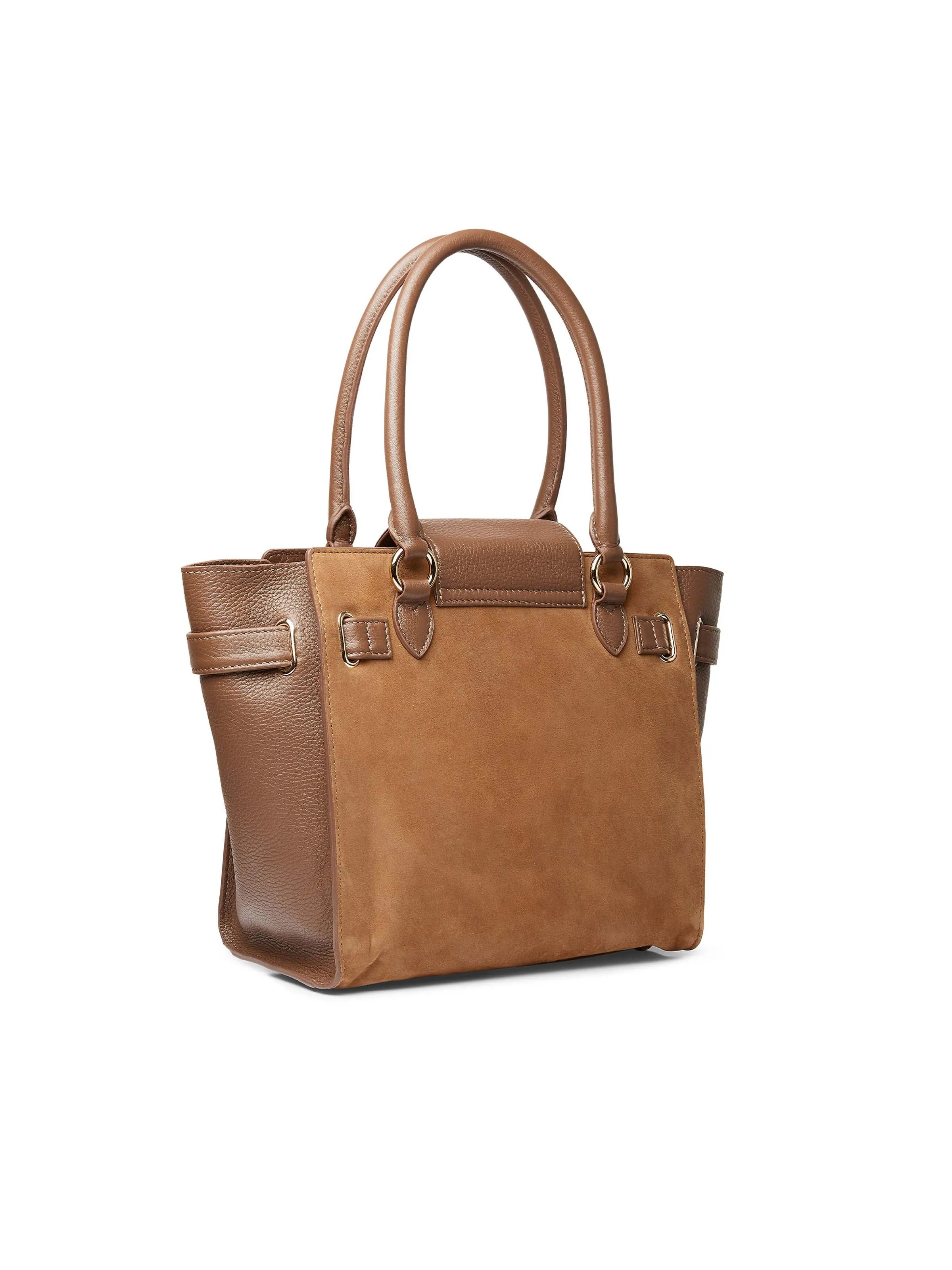 Windsor Tote - Tan Suede