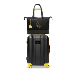 Wyoming Cowboys Premium Laptop Tote Bag and Luggage Set