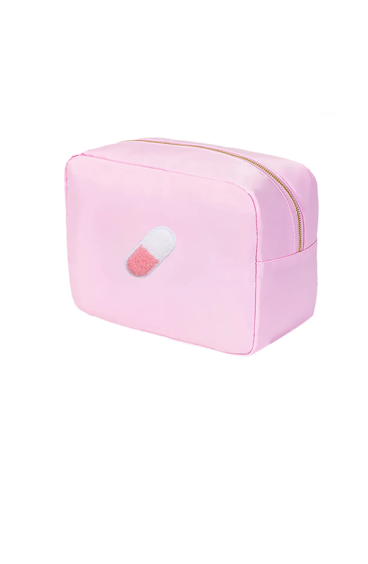 XL Pink Pill Beauty Bag