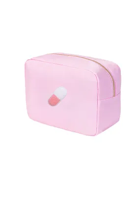 XL Pink Pill Beauty Bag