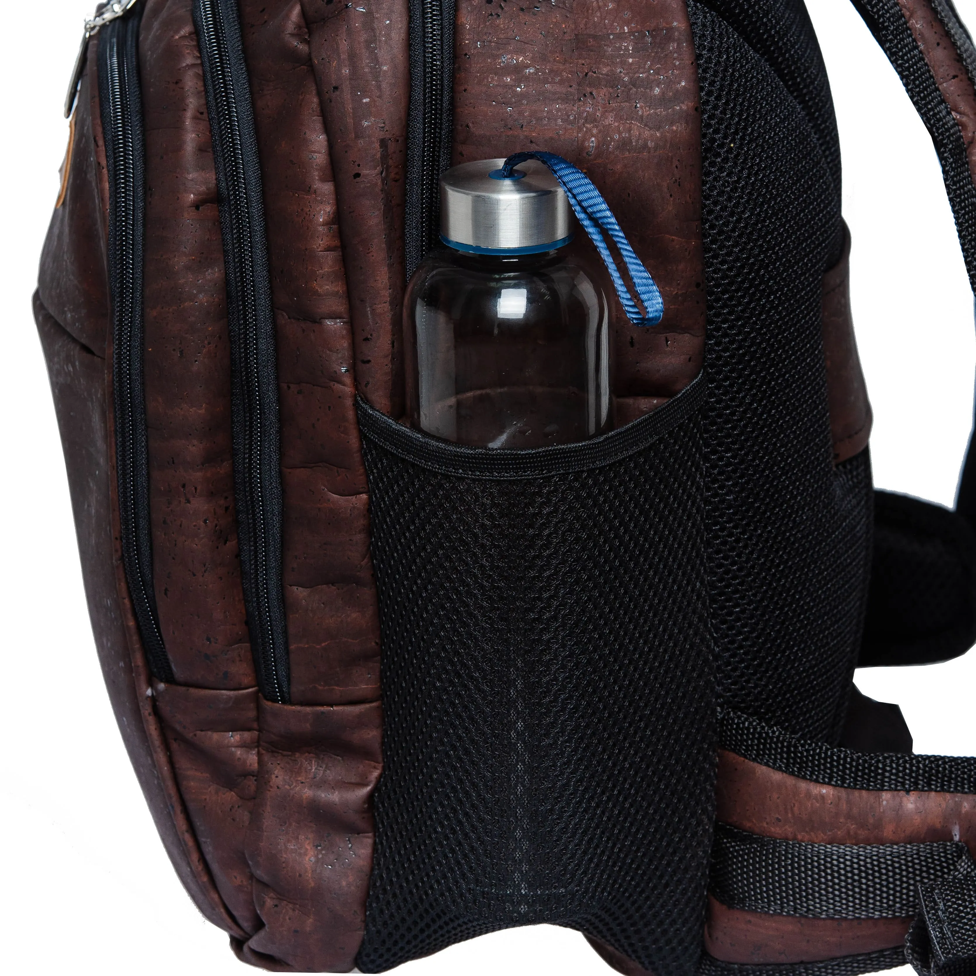 Xpedition Cork Vegan Backpack | Dark Brown